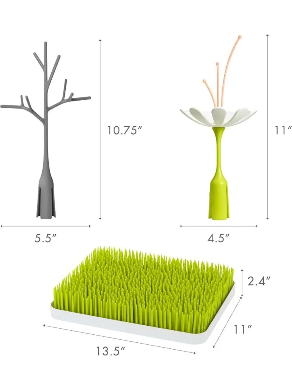 Baby Bottle Drying Rack Bundle - Lawn, Twig & Stem Accessories - Organizer